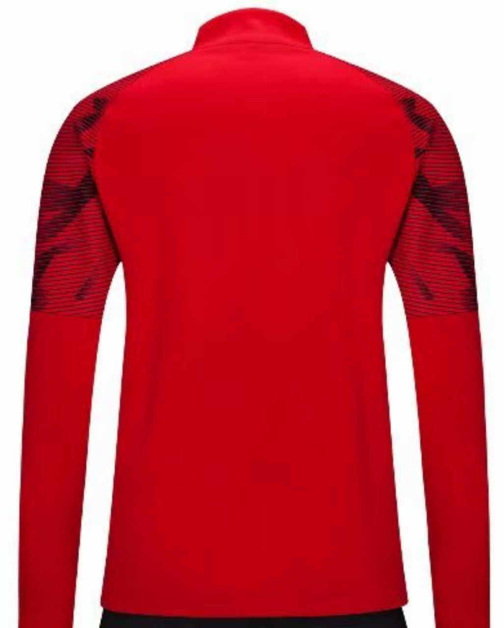 Trainingsjacke in Rot-Schwarz