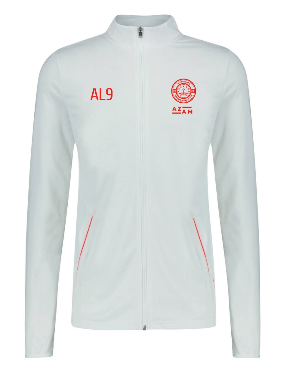 Das Trainingsanzug-Set von Taj Sport NRW in Weiß Und Rot
