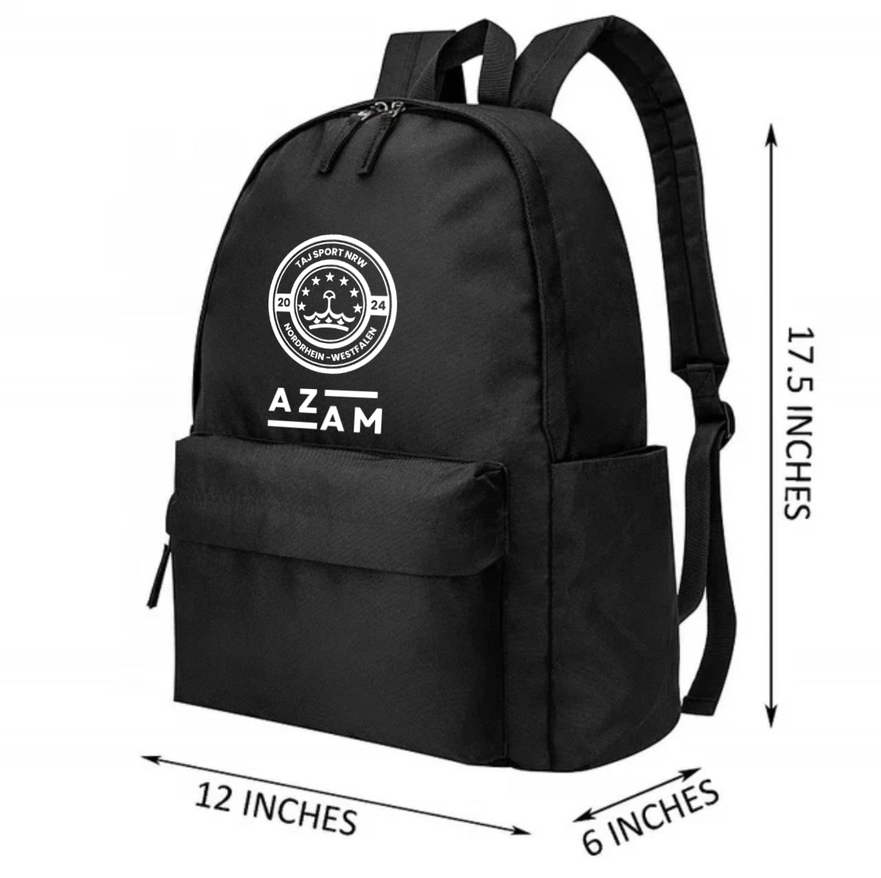 Rucksack in klassischem Schwarz