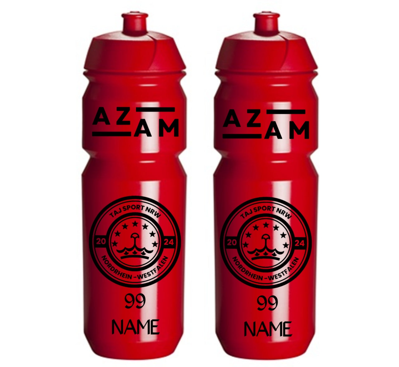 Training Wasserflasche mit Vereins Logo und Ihr Name