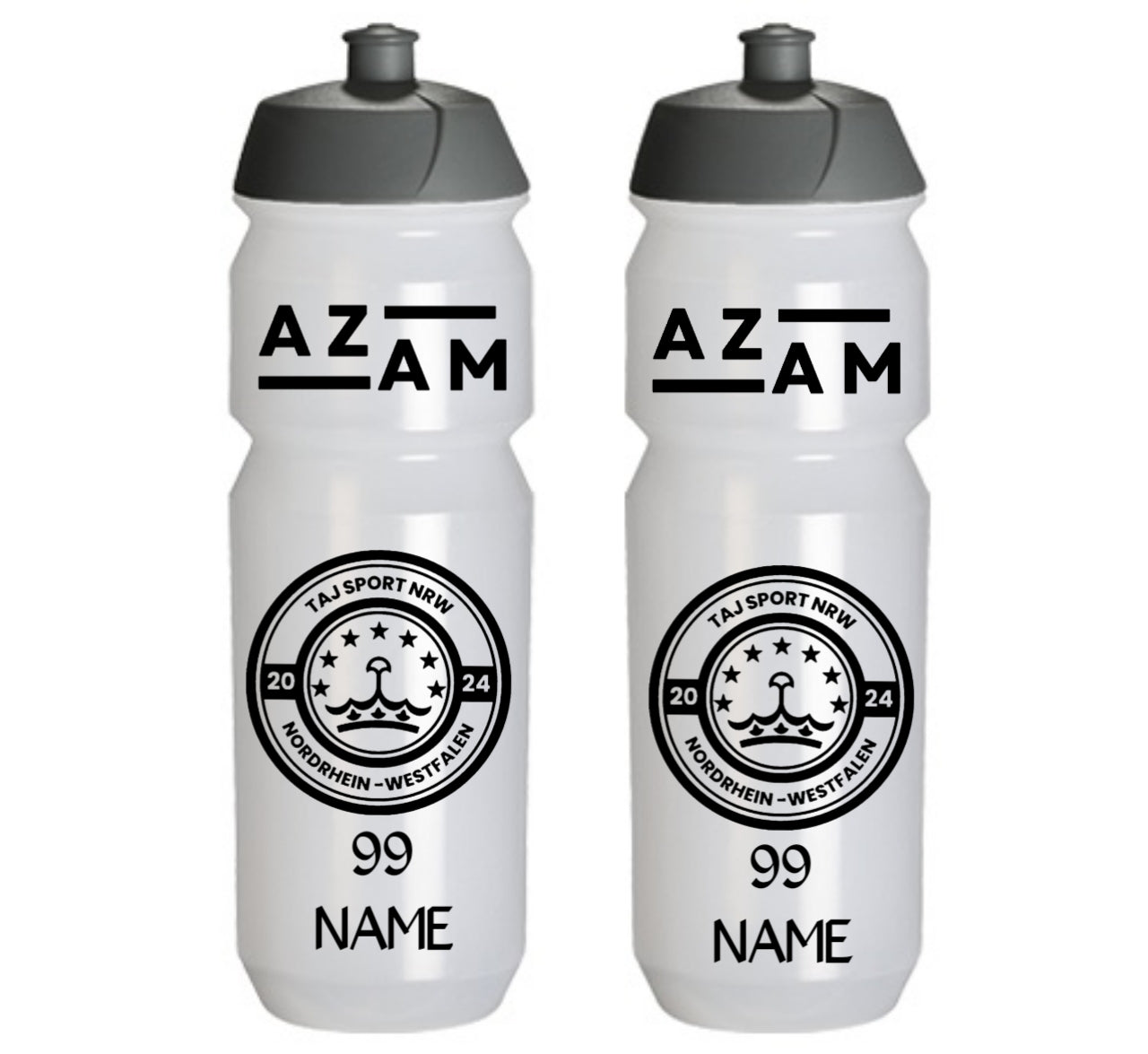 Training Wasserflasche mit Vereins Logo und Ihr Name