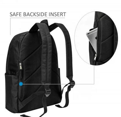 Rucksack in klassischem Schwarz